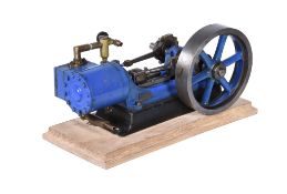 A well engineered model of a Stuart Turner No 9 live steam horizontal mill engine, having lagged