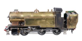 A well engineered 3 1/2 inch gauge model of a 0-6-0 side tank locomotive, built to the Bassett
