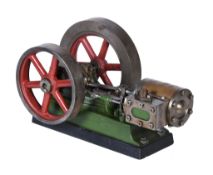 A well engineered model of a Stuart Turner No 9 live steam horizontal stationary mill engine, the