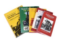 A collection of five books on Traction Engines and Steam Lorries by Ronald H Clark and other