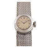 Rolex, Orchid, ref. 9303, a lady's 18 carat white gold bracelet wristwatch, circa 1960, manual wind