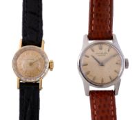 Ω Movado, ref. B1356 148, a lady's 18 carat gold wristwatch, circa 1959, manual wind movement, 17