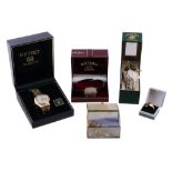 Rotary, ref. 25983, a 9 carat gold wristwatch, hallmarked London 1984, quartz movement, 7 jewels,