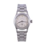 Rolex, Oyster, ref. 2784, a boy's size stainless steel bracelet wristwatch, no. 137228, circa 1940,