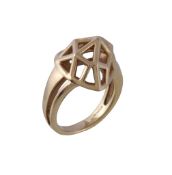 An 18 carat gold Flutter and Wow ring by Links of London, the stylised openwork heart, to the