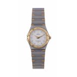 Omega, Constellation, ref. 795.1202, a lady's two colour bracelet wristwatch, no. 58778788, quartz