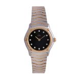 Ebel, Classic Wave, ref. 181908, a lady's two colour bracelet wristwatch, no. 44712, circa 1995,