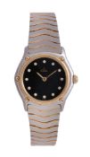 Ebel, Classic Wave, ref. 181908, a lady's two colour bracelet wristwatch, no. 44712, circa 1995,