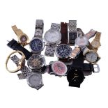 A collection of assorted watches, to include examples by Casio, Citizen, and Seiko. All recommended