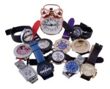 A collection of assorted watches, to include examples by Accurist, Casio, Rotary and Sekonda. All