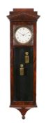 A Viennese mahogany Dachluhr wall timepiece Unsigned, circa 1840 The substantial eight-day four
