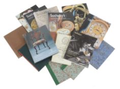 Horological Auction catalogues - a large collection: Including Christies sales of The Celebrated