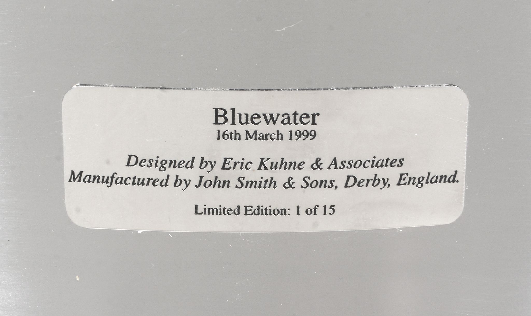 A rare limited edition domestic scale replica of the Bluewater Planisphere timepiece John Smith and - Image 3 of 3