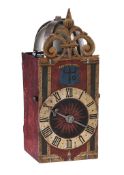 A rare Swiss or South German Renaissance small iron chamber clock Unsigned, first half of the 17th