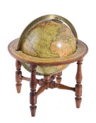 A fine Regency 6 inch library table globe G. & J. Cary, London, published 1825 The sphere applied