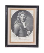 Thomas Tompion - a photolithographic portrait Reproduced from the mezzotint portrait engraved by