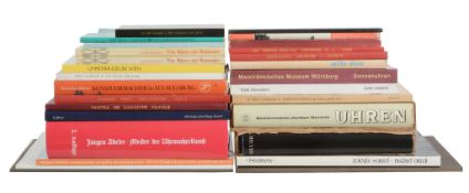 German language on horology - a mixed collection: Wahl, Hanna (editor) DIE UHR, Zeitmesser und