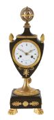A fine French Empire ormolu and patinated bronze urn-shaped mantel clock Armingaud L ne., Paris,