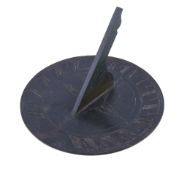 An English patinated brass garden sundial Unsigned, probably mid to late 18th century The 8 inch