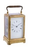 A French gilt brass carriage clock Retailed by Payne and Company, London, third quarter of the 19th