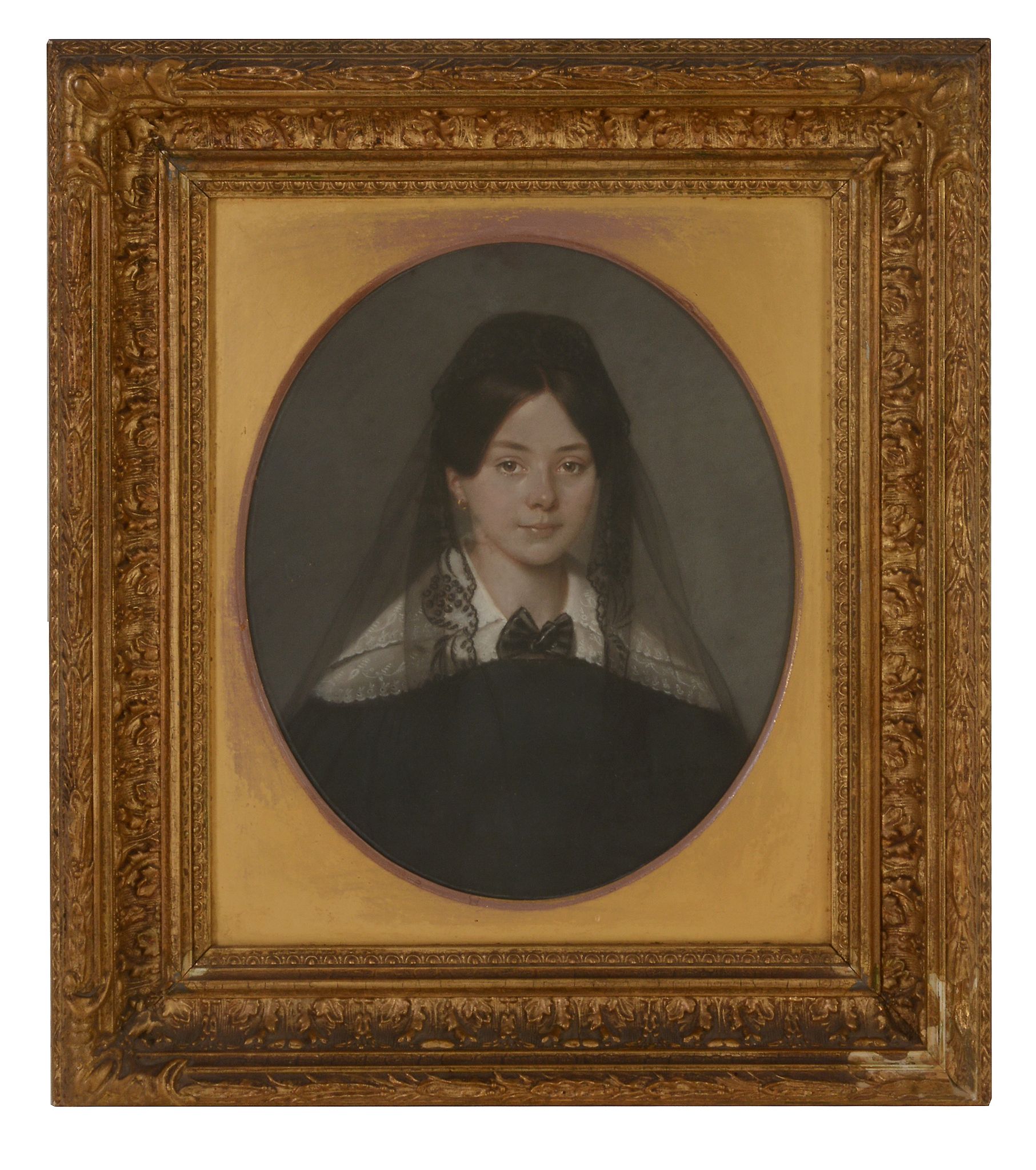 Italian School, 19th century Portrait of Lady Albinia Alington-Pye (nee Hobart-Hampden, d. 1893) - Image 2 of 3