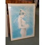 δ Adrian George (British b.1944) Female nude Colour lithograph Signed, dated 1981 and numbered 36/75