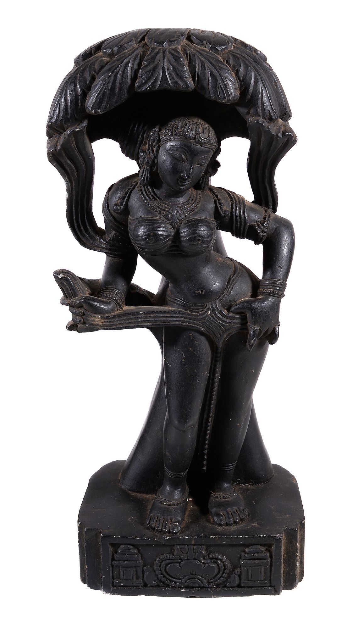 A Chinese bronze Buddha, seated dhyanasana with his hands joined in dhyana mudra, 14cm high; a - Image 2 of 5