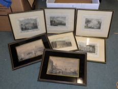 A set of four London Views Colour prints Each 17 x 22cm (6 1/2 x 8 12in.) Together with one