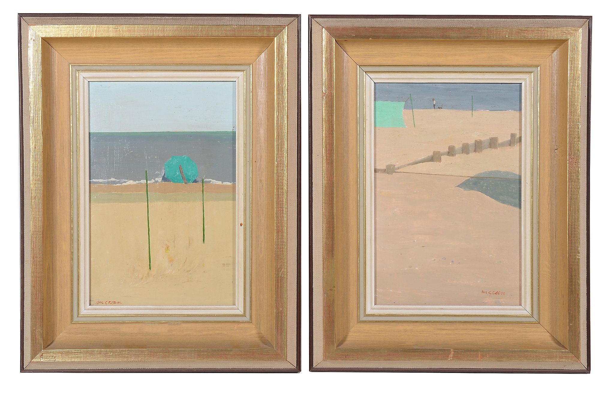 δ Oil on board, a pair One signed lower left, the other lower right Each 21 x 14cm (8 1/4 x 5 1/ - Image 3 of 3