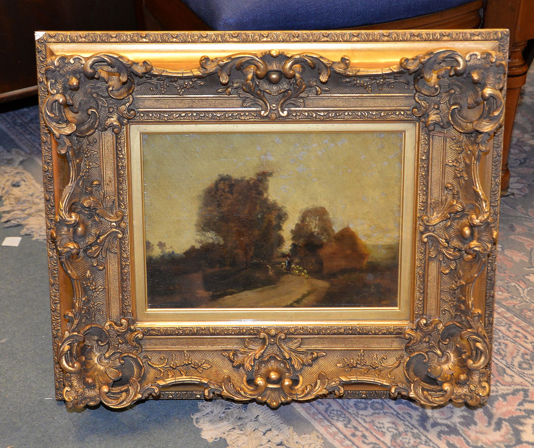 British School (19th century) Landscape Oil on board 21 x 30cm (8 1/4 x 11 3/4in.) Provenance: