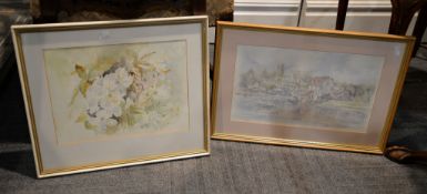 A quantity of decorative pictures and prints, mostly modern Various sizes (10)