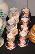 Twelve various Toby jugs, including four various copper lustre examples, and some snuff takers