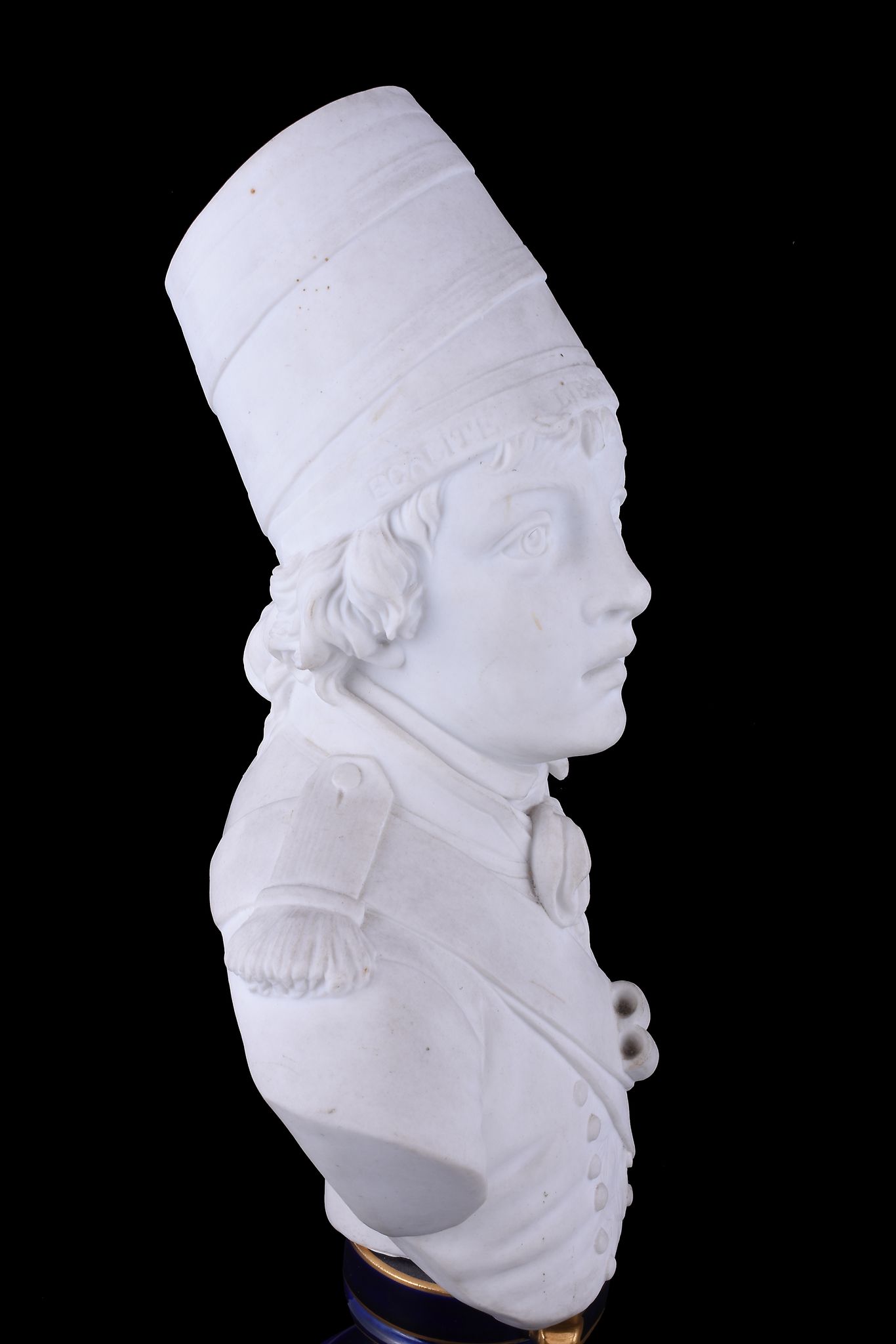 A Sevres biscuit porcelain bust of the French drummer boy and hero of the First Republic, Joseph - Image 3 of 5