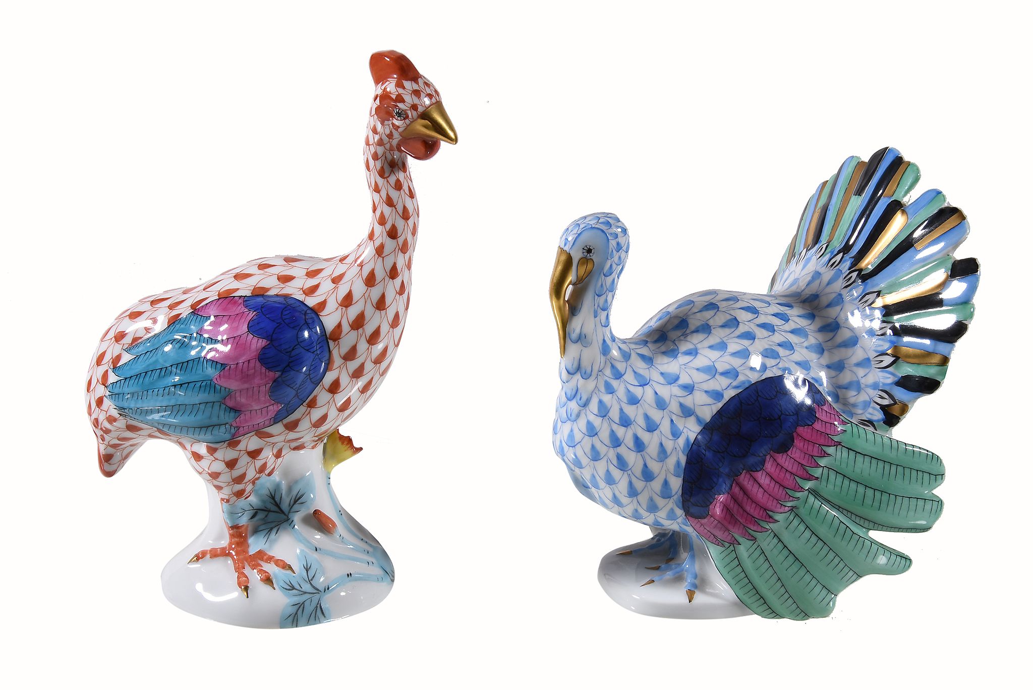 Five Herend figures of domestic fowl, 16cm and smaller - Image 2 of 4