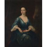 English School (18th century) - Portrait of a lady Oil on canvas 128 x 101cm (50 3/8 x 39 3/4in.)