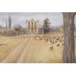 δ Mary Adshead (British 1904-1995) - Chateau Poulet, near Forcalquier, Haute Provence Signed and