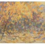 δ Richard Robbins (British 1927 - 2009) - Trees Oil on canvas Signed, lower right 112 x 122.5cm (44