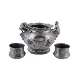 An Art Nouveau pewter jardinière by Kayserzinn An Art Nouveau pewter jardinière by Kayserzinn,