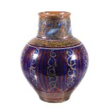 An Italian maiollica lustre vase by Alfredo Santarelli , early 20th century An Italian maiollica