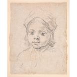 Dutch School (17th century) Head of a boy Black chalk 18 x 14cm (7 ¼ x 5 ½ in.) Provenance: The