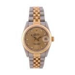Rolex, Oyster Perpetual Datejust, ref. 68273, a midsize two colour bracelet wristwatch, no.