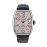 Franck Muller, Colour Dreams, ref. 7851 SC, a stainless steel wristwatch, no. 101, circa 2010,