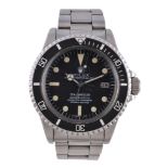 Rolex, Oyster Perpetual Sea-Dweller Rail Dial, ref. 1665, a rare stainless steel bracelet