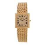 Piaget, ref. 9133 P5, an 18 carat gold bracelet wristwatch, no. 1974526, manual wind movement, 18