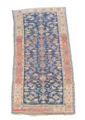 A Hamadan runner, approximately 116cm x 292cm, and an Afshar rug, approximately 148cm x 186cm