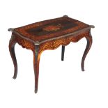 Î© A Napoleon III French kingwood, marquetry inlaid, and gilt metal mounted bureau plat , circa