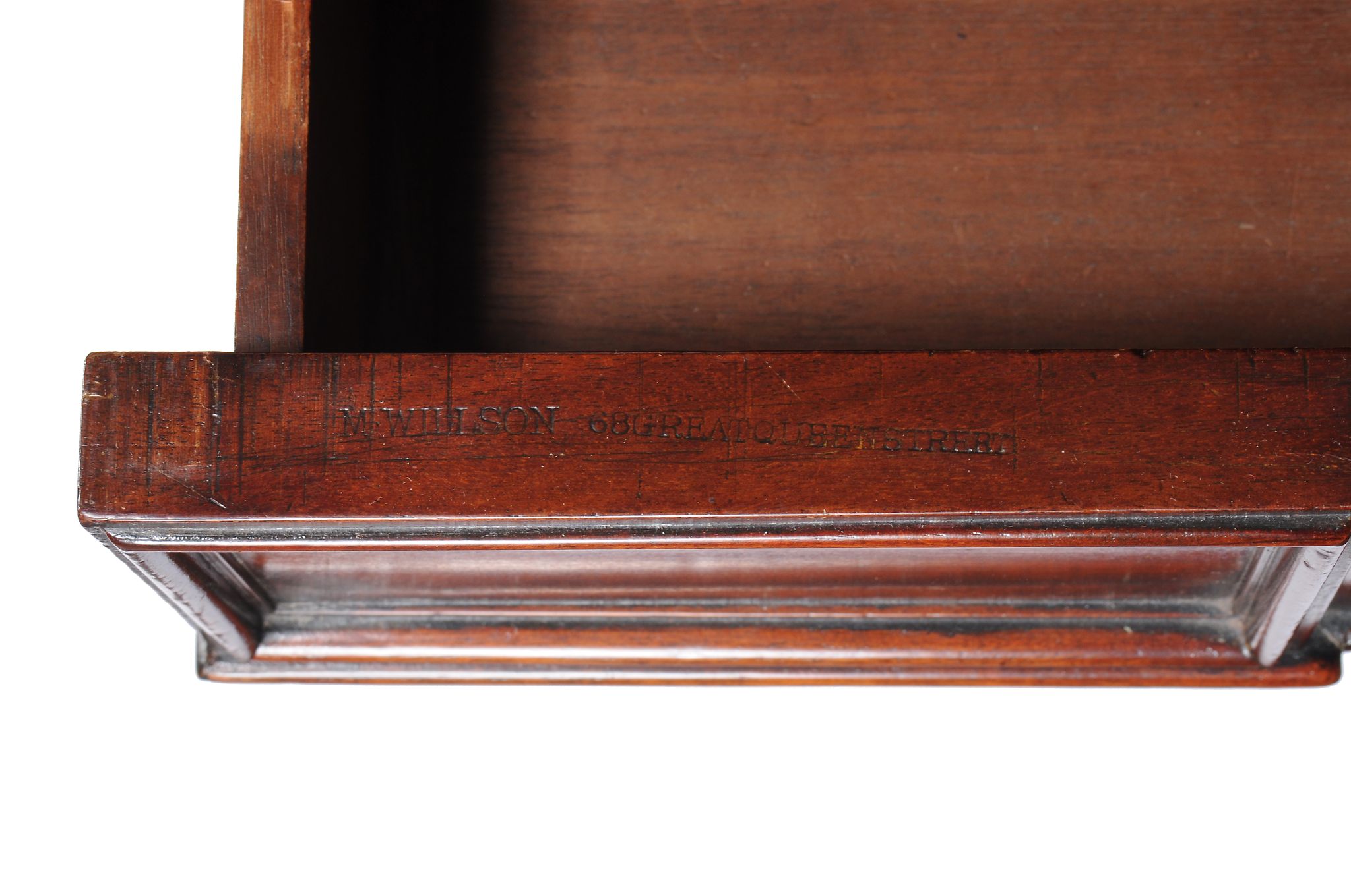 A William IV mahogany console table , circa 1835, in the manner of Gillows, the rectangular top - Image 2 of 2