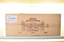 Chateau Leoville Barton 2008 St Julien 24 hf bts OWC