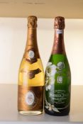 Champagne Perrier Jouet Belle Epoque 1999 1 bt Champagne Louis Roederer Cristal 2000 1 bt Above 2