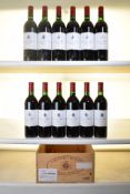 Chateau Lacoste Borie 1985 Pauillac 12 bts OWC